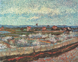 PEACH ORCHARD by Vincent Van Gogh